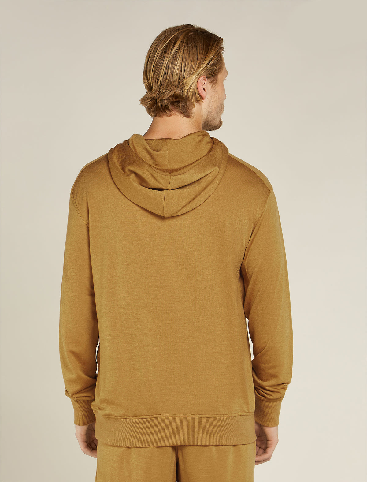 Men's Merino Blend 200 Shifter Long Sleeve Hoodie Russet - 3