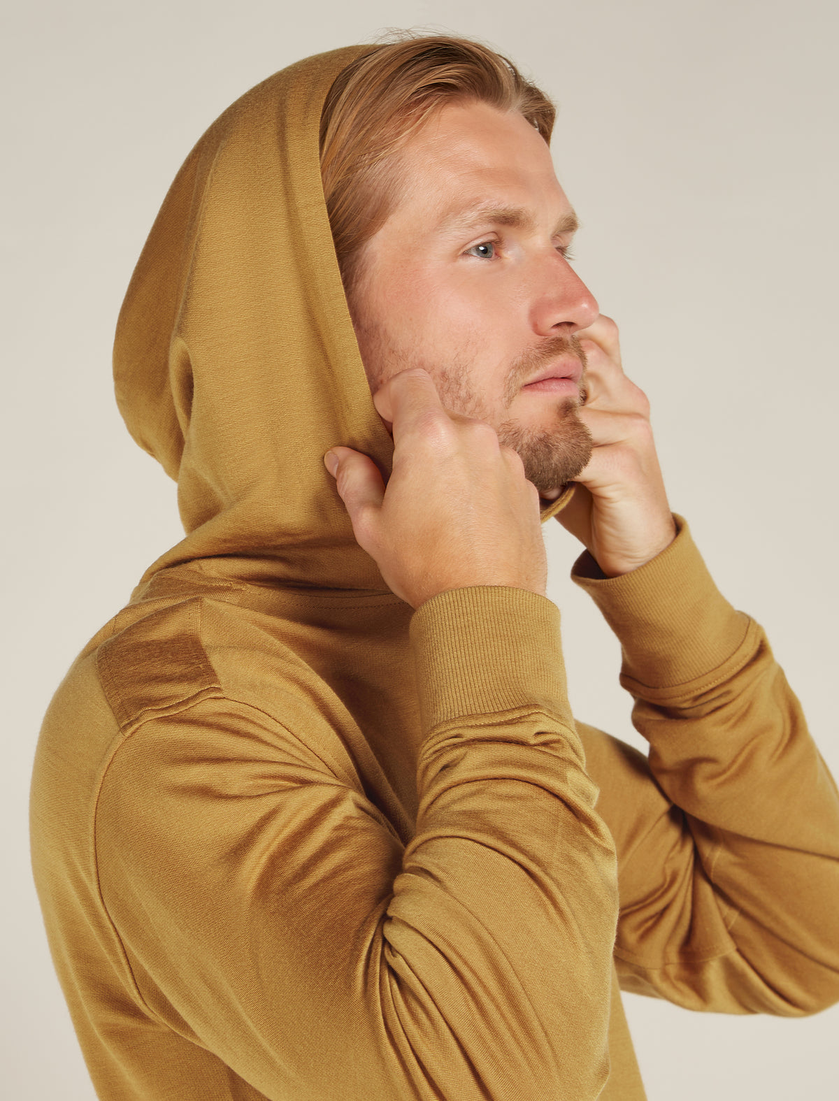 Men's Merino Blend 200 Shifter Long Sleeve Hoodie Russet - 7