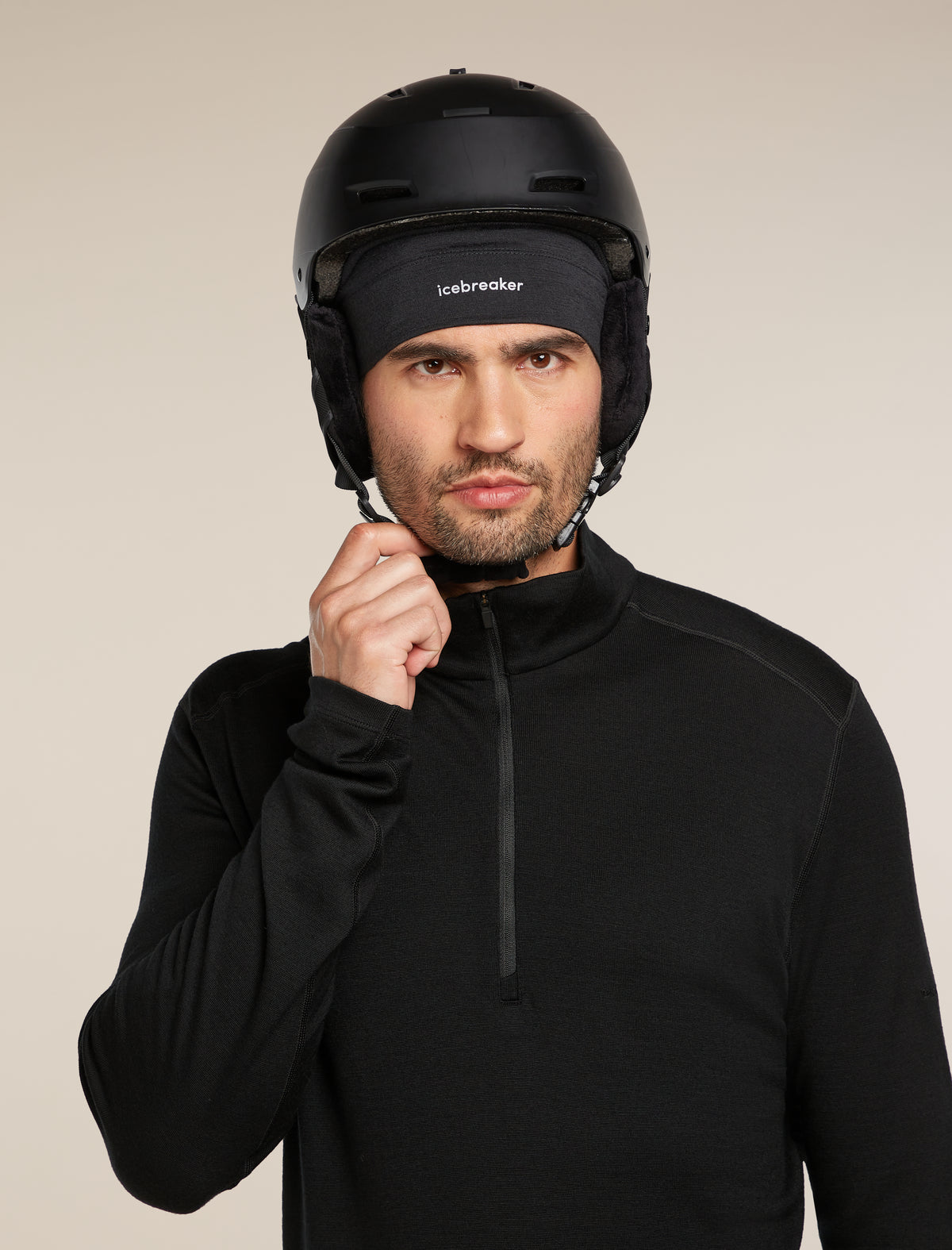 Unisex Merino 200 Oasis Beanie Black - 4