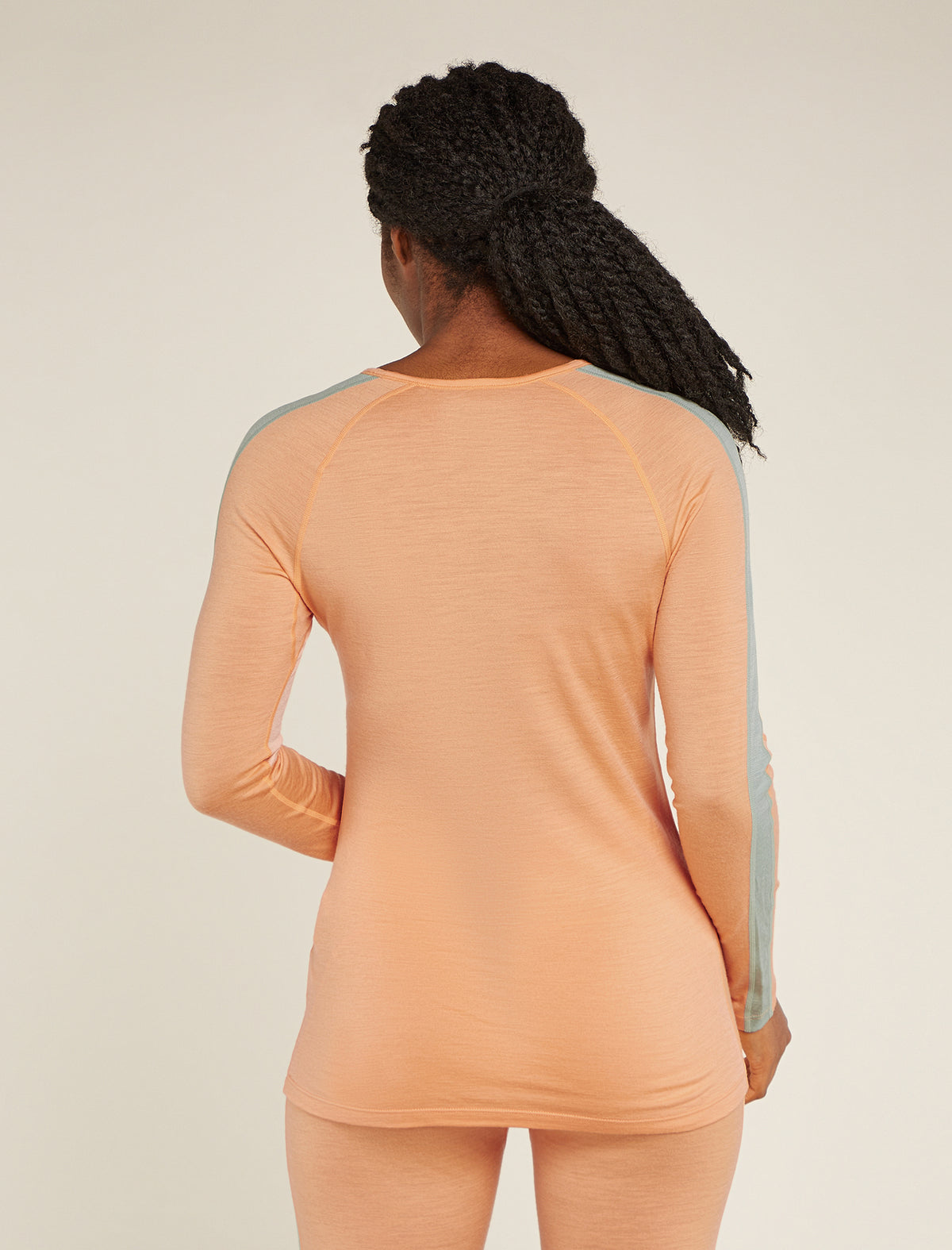 Women's Merino 200 Sonebula Long Sleeve Crewe Thermal Top Feldspar/Sunstone - 2