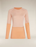 Women's Merino 200 Sonebula Long Sleeve Crewe Thermal Top Feldspar/Sunstone - 8