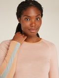 Women's Merino 200 Sonebula Long Sleeve Crewe Thermal Top Feldspar/Sunstone - 7