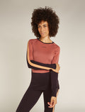 Women's Merino 200 Sonebula Long Sleeve Crewe Thermal Top Bittersweet - 1