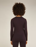 Women's Merino 200 Sonebula Long Sleeve Crewe Thermal Top Bittersweet - 4