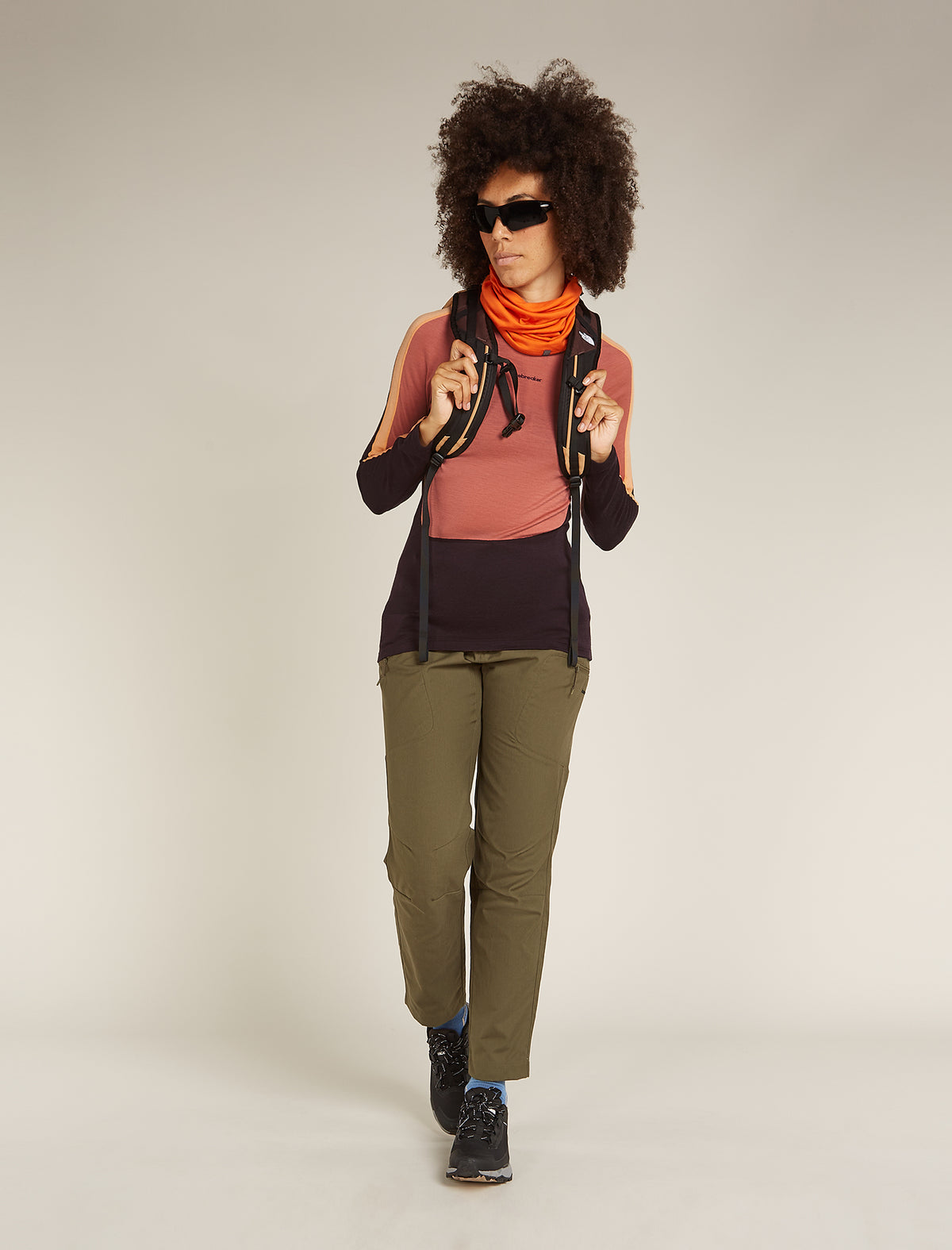 Women's Merino 200 Sonebula Long Sleeve Crewe Thermal Top Bittersweet - 5