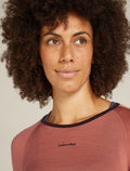 Women's Merino 200 Sonebula Long Sleeve Crewe Thermal Top Bittersweet - 7