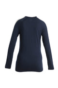 Women's Merino 200 Sonebula Long Sleeve Crewe Thermal Top Midnight Navy/Royal Navy - 6