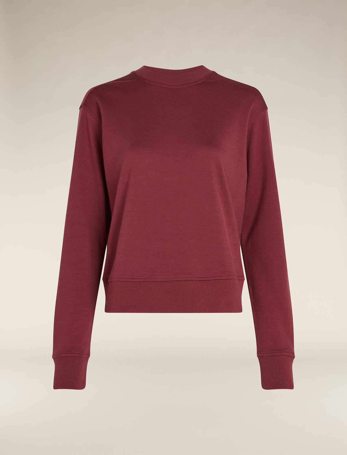 Women's Merino Blend 200 Crush Long Sleeve Sweatshirt Port - 6