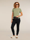 Women's Merino Blend 200 Crush Pants Black - 4