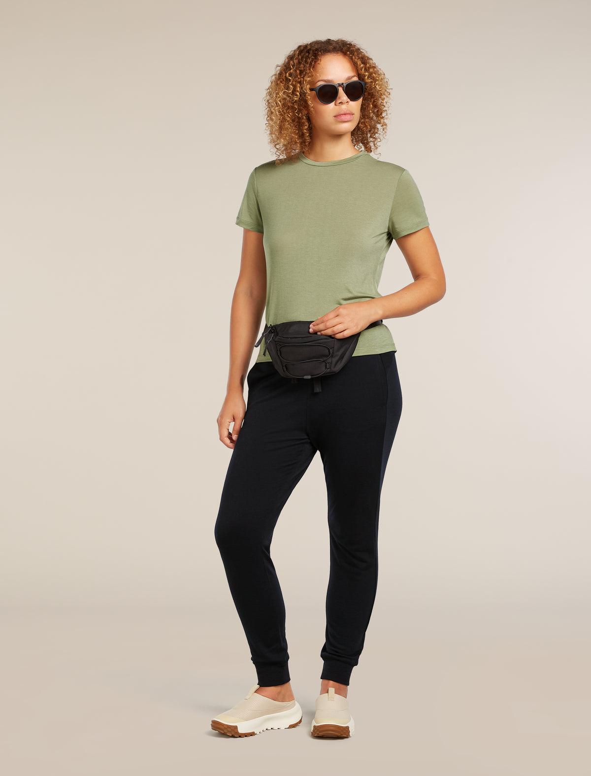 Women's Merino Blend 200 Crush Pants Black - 4