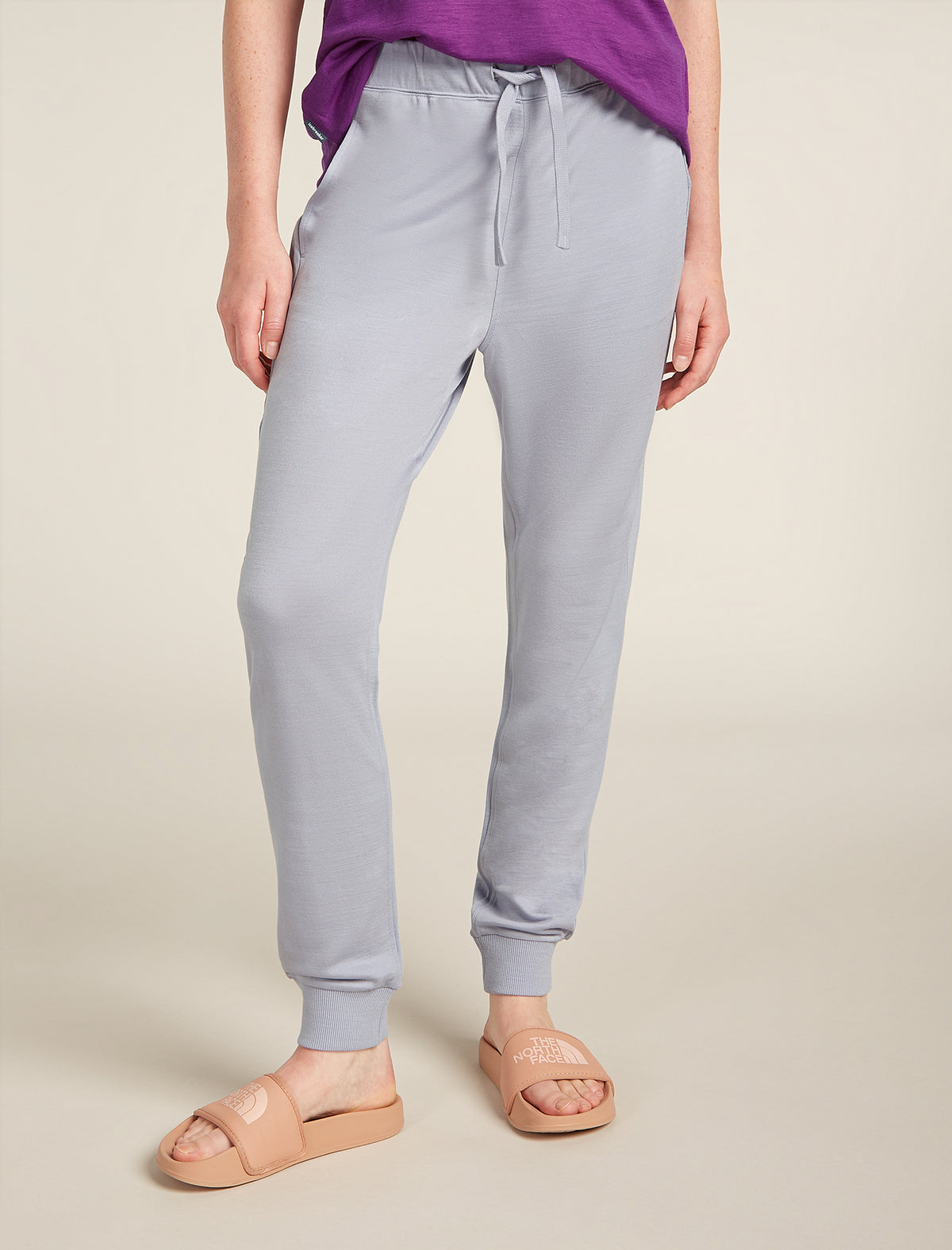 Women's Merino Blend 200 Crush Pants Grey quartz - 1