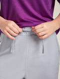 Women's Merino Blend 200 Crush Pants Grey quartz - 5