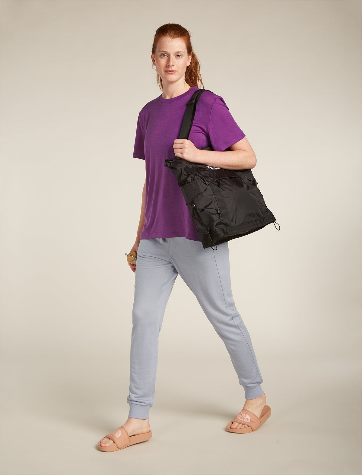 Women's Merino Blend 200 Crush Pants Grey quartz - 4