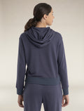 Women's Merino Blend 200 Crush Long Sleeve Hoodie Graphite - 2