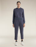 Women's Merino Blend 200 Crush Long Sleeve Hoodie Graphite - 3