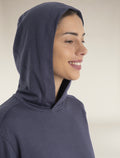 Women's Merino Blend 200 Crush Long Sleeve Hoodie Graphite - 5
