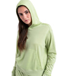 Women's Merino Blend 200 Crush Long Sleeve Hoodie Glazen - 8