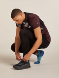 Men's Merino Blend Run+ Ultralight Micro Socks Atlantis/Topaz - 1