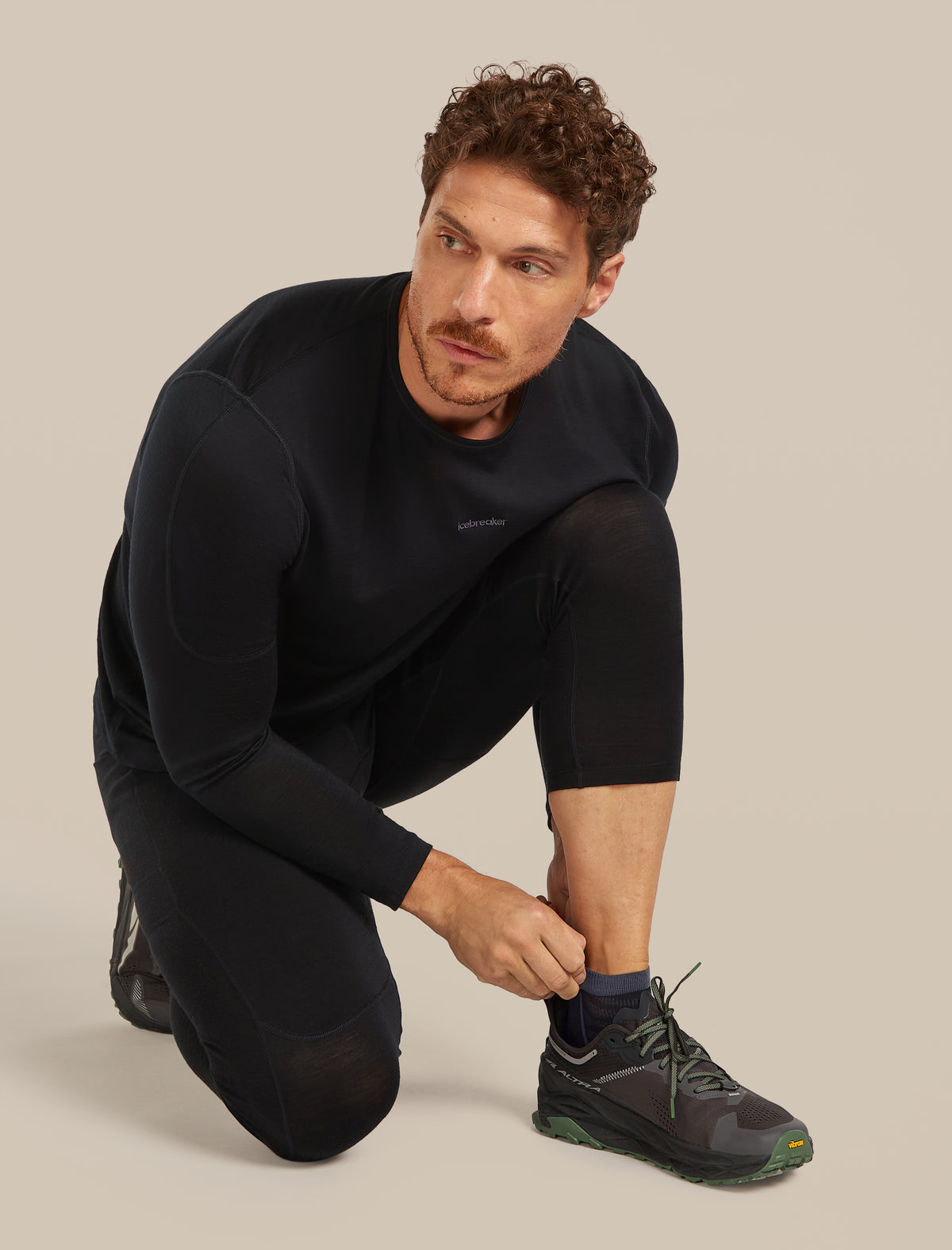 Men's Merino Blend Run+ Ultralight Micro Socks Black/Graphite - 2