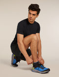 Men's Merino Blend Run+ Ultralight Mini Socks Black/Graphite - 3