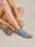 Women's Merino Run+ Ultralight Micro Socks Summit/Topaz - 2