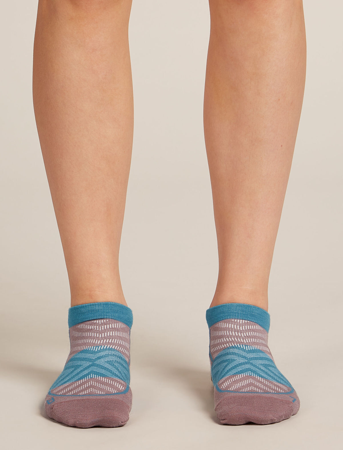 Women's Merino Run+ Ultralight Micro Socks Summit/Topaz - 3