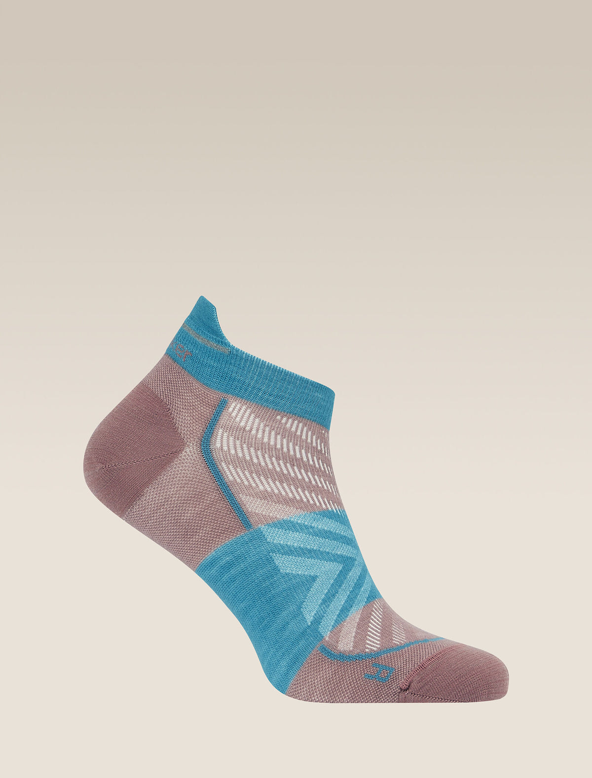 Women's Merino Run+ Ultralight Micro Socks Summit/Topaz - 4