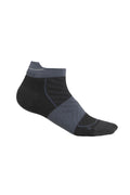 Women's Merino Run+ Ultralight Micro Socks Black/Graphite - 5