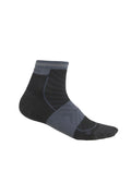 Women's Merino Blend Run+ Ultralight Mini Socks Black/Graphite - 5