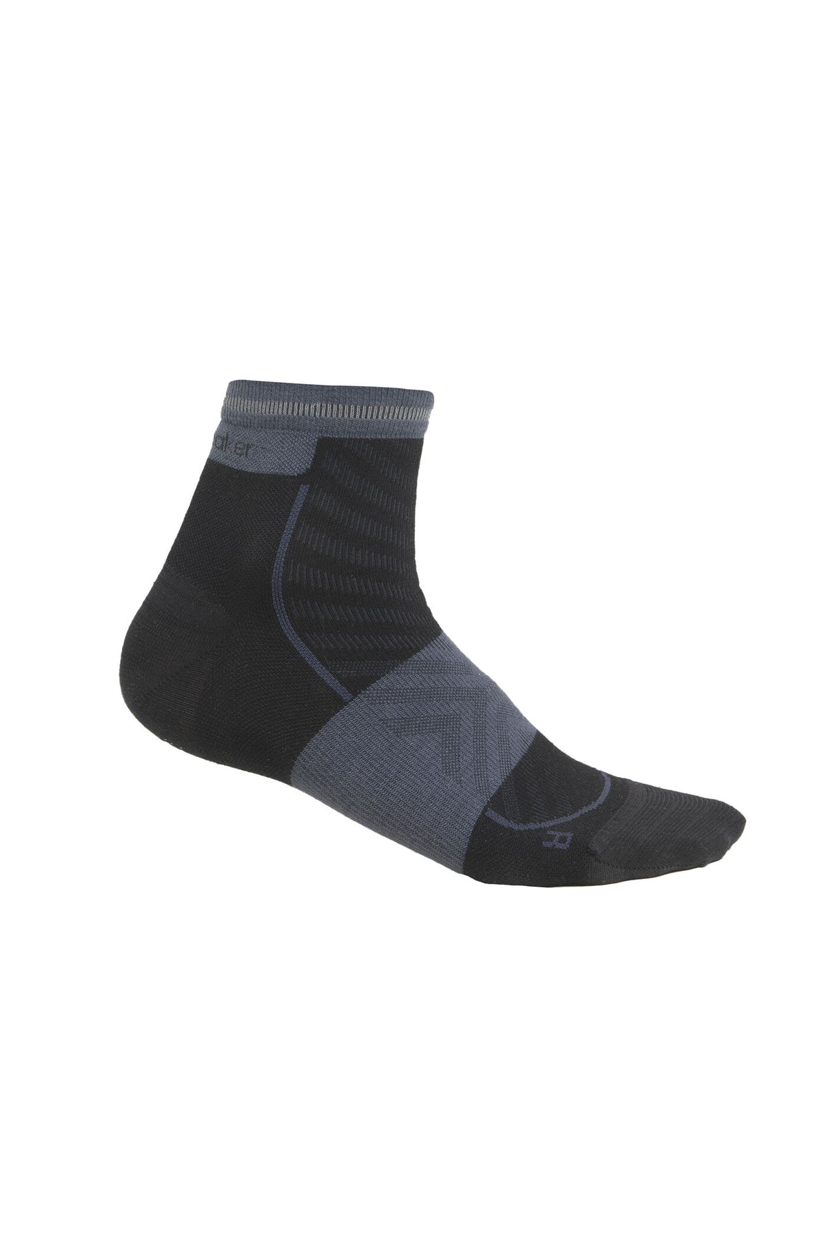 Women's Merino Blend Run+ Ultralight Mini Socks Black/Graphite - 5