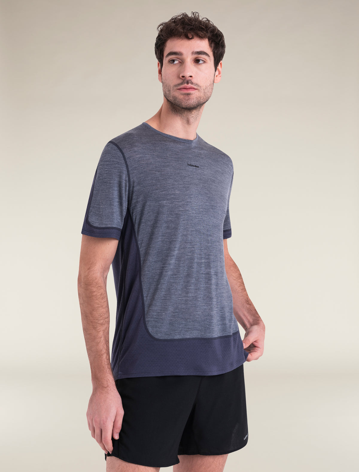 T-shirt 125 ZoneKnit™ – Energy Wind en mélange de mérinos Men's Graphite/Graphite Heather - 1