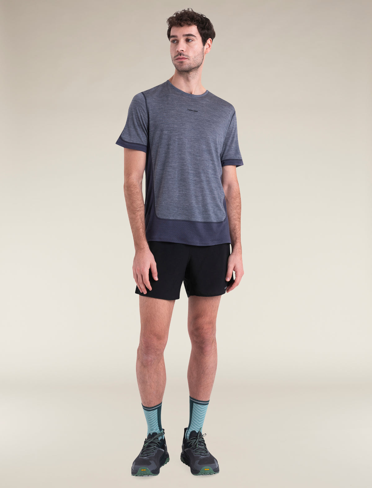 T-shirt 125 ZoneKnit™ – Energy Wind en mélange de mérinos Men's Graphite/Graphite Heather - 3