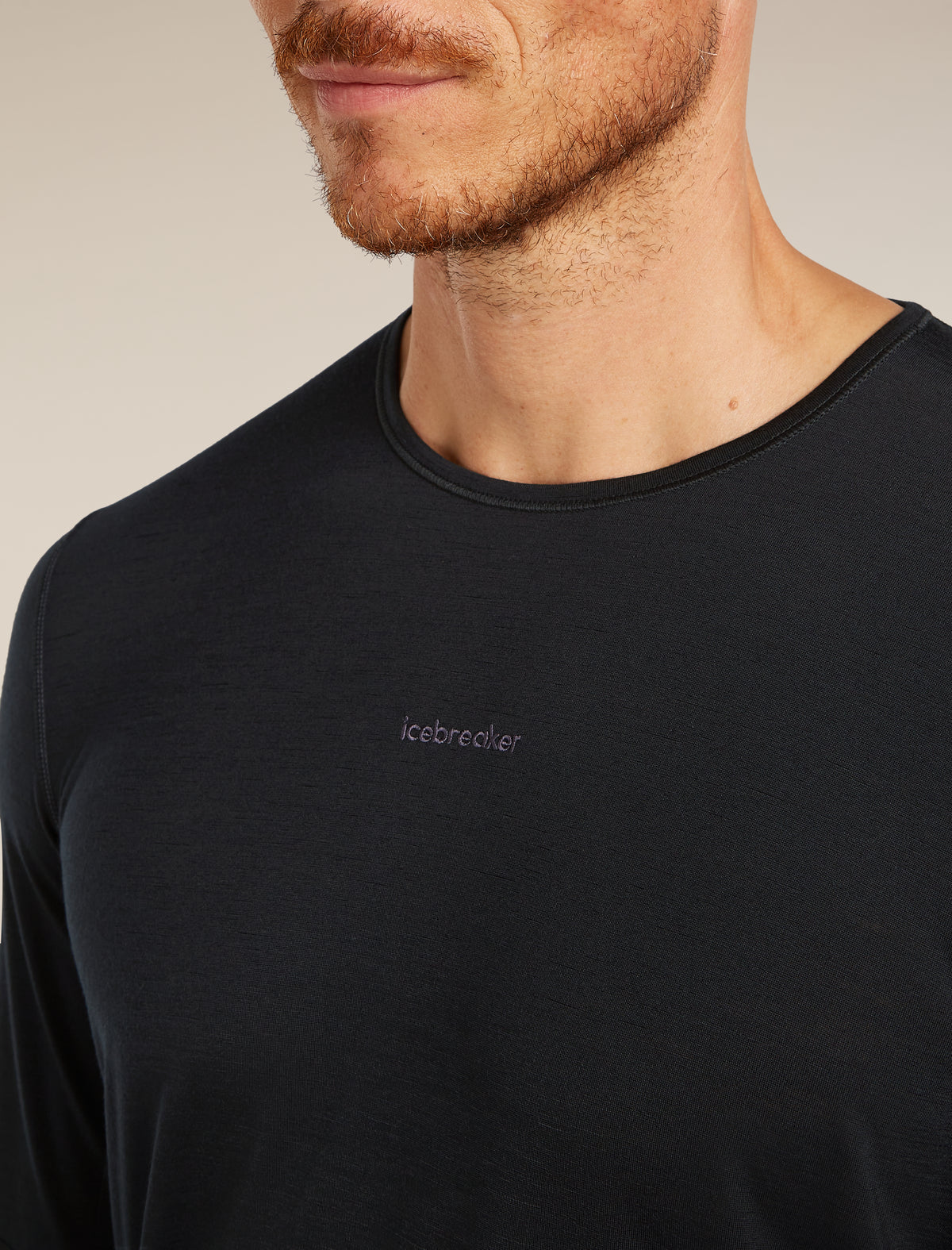 T-shirt à manches longues 125 ZoneKnit™ Energy Wind en mélange de mérinos Men's Black - 6