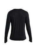 Men's Merino Blend 125 ZoneKnit™ Energy Wind Long Sleeve T-Shirt Black - 7