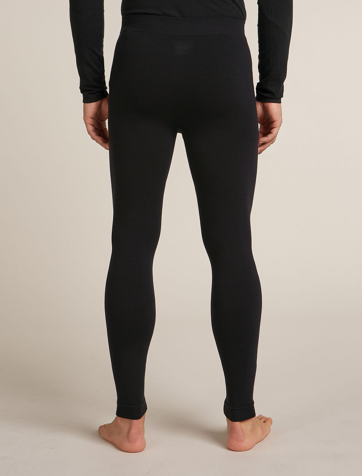 Men's Merino Blend 260 ZoneKnit™ Seamless 27" Tights Black - 2