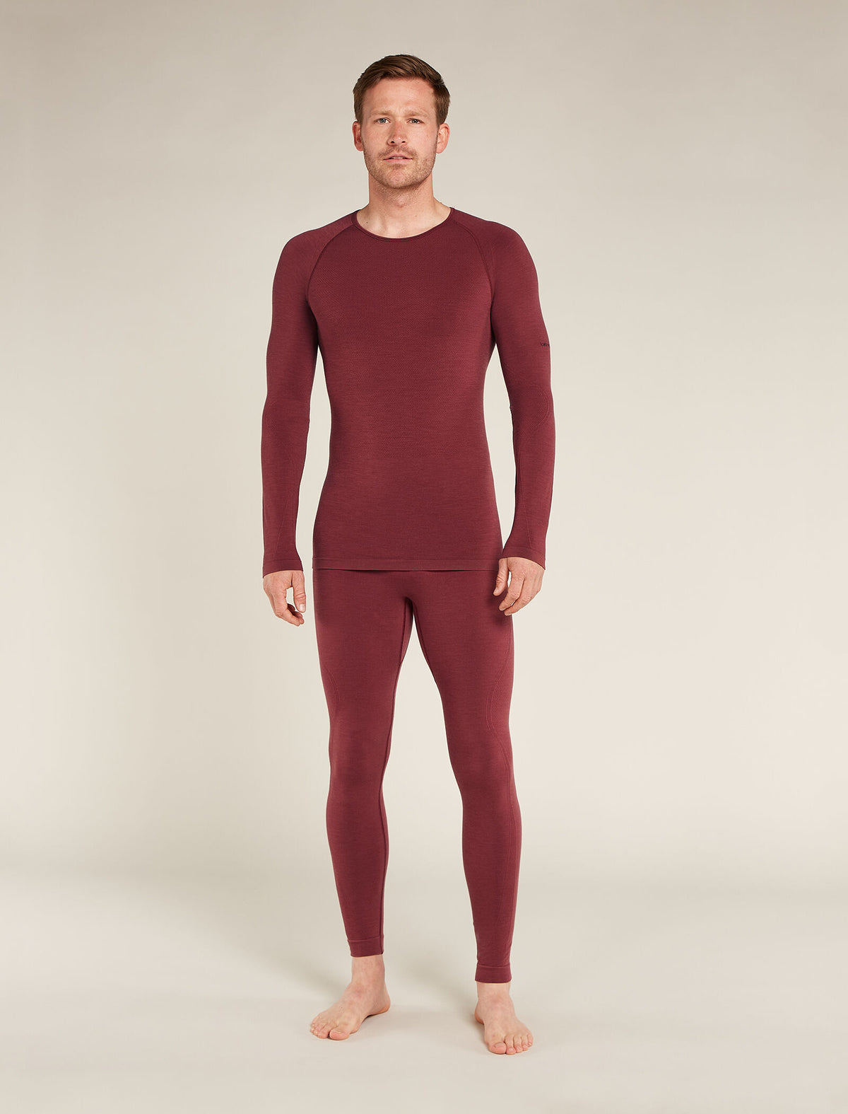 Men's Merino Blend 260 ZoneKnit™ Seamless 27" Tights Port - 3
