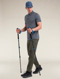 Men's Merino 150 Tech Lite Short Sleeve Polo Gritstone Heather - 3