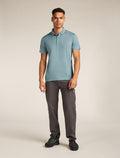 Men's Merino 150 Tech Lite Short Sleeve Polo Midnight Navy - 3