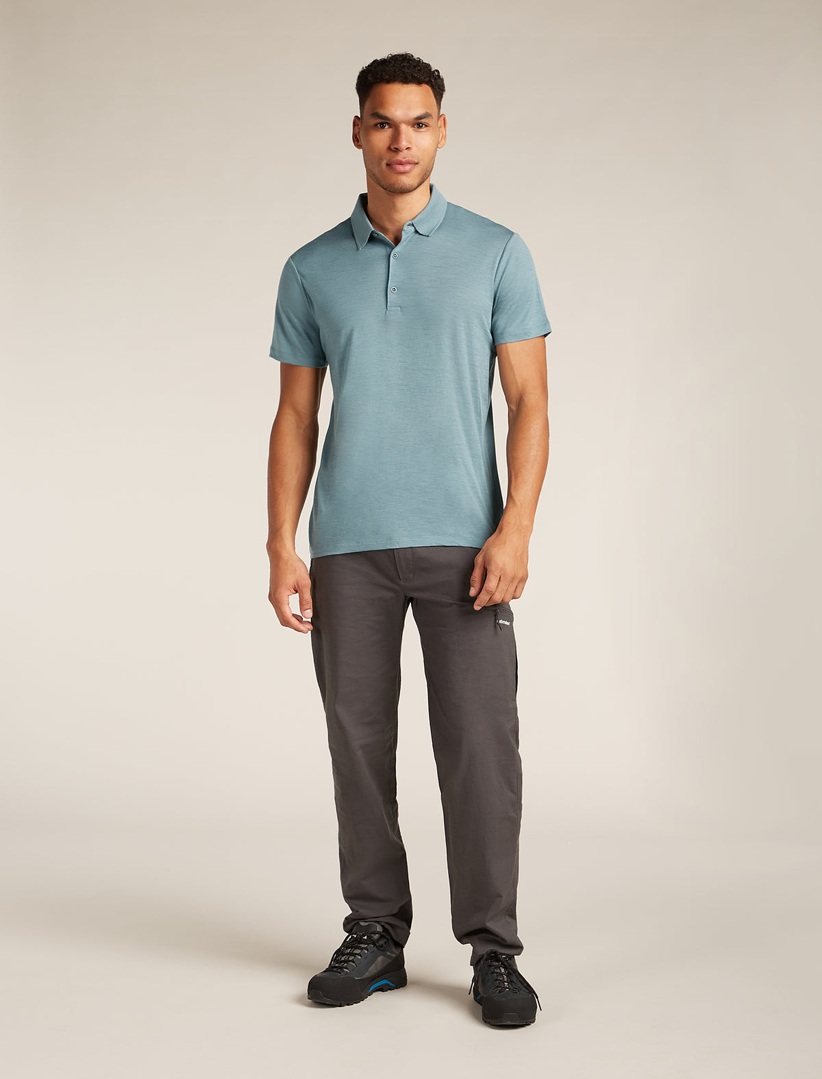 Polo 150 Tech Lite III en mérinos Men's Midnight Navy - 3