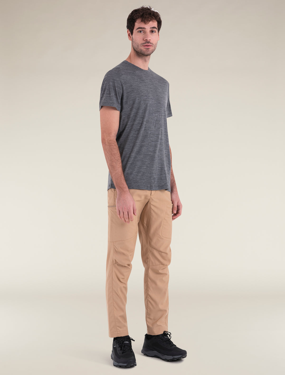 Men's Merino 150 Tech Lite Short Sleeve T-Shirt Gritstone Heather - 3