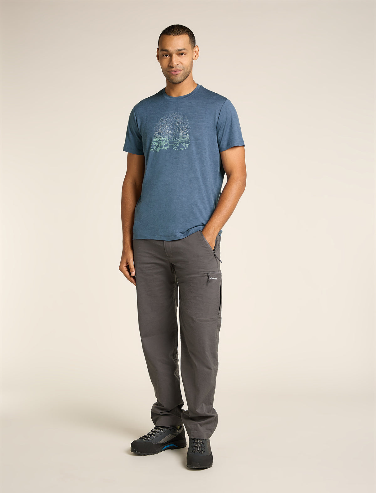 Men's Merino 150 Tech Lite Short Sleeve T-Shirt Van Camp Dawn - 3