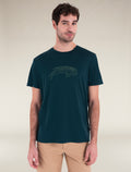 T-shirt 150 Tech Lite III – IB Ewe Bound en mérinos Homme Fathom Green - 1