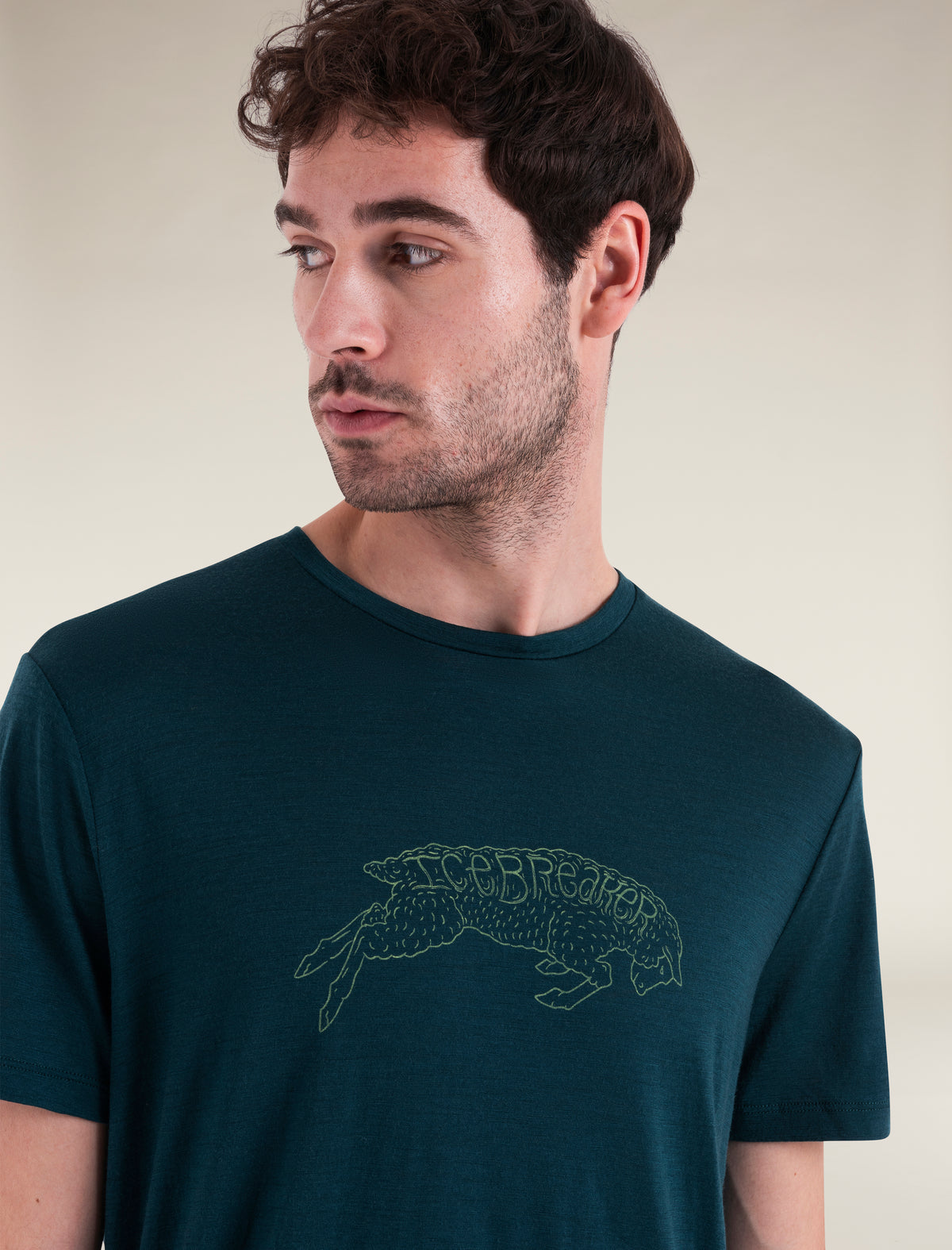T-shirt 150 Tech Lite III – IB Ewe Bound en mérinos Homme Fathom Green - 6