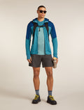 Men's Merino Blend 125 Cool-Lite™ Sphere Short Sleeve T-Shirt Colour Block Hydro/Topaz - 4