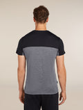Men's Merino Blend 125 Cool-Lite™ Sphere Short Sleeve T-Shirt Colour Block Graphite Heather - 2