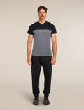 Men's Merino Blend 125 Cool-Lite™ Sphere Short Sleeve T-Shirt Colour Block Graphite Heather - 3