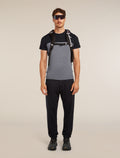 Men's Merino Blend 125 Cool-Lite™ Sphere Short Sleeve T-Shirt Colour Block Graphite Heather - 4