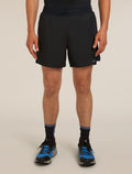 Shorts Speed 125 ZoneKnit™ à entrejambe de 6 po en mélange de mérinos Men's Black - 1