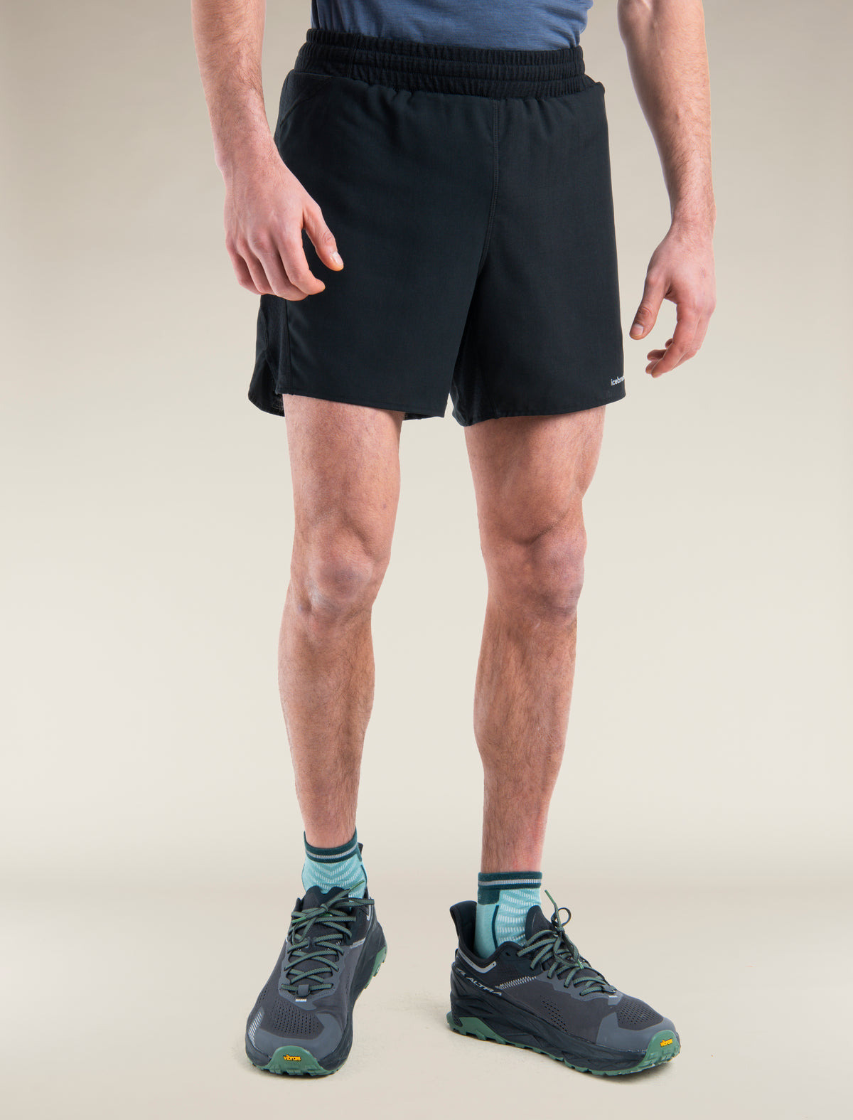 Shorts Speed 125 ZoneKnit™ à entrejambe de 6 po en mélange de mérinos Men's Black - 1