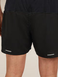 Men's Merino Blend 125 ZoneKnit™ Speed 6" Shorts Black - 9